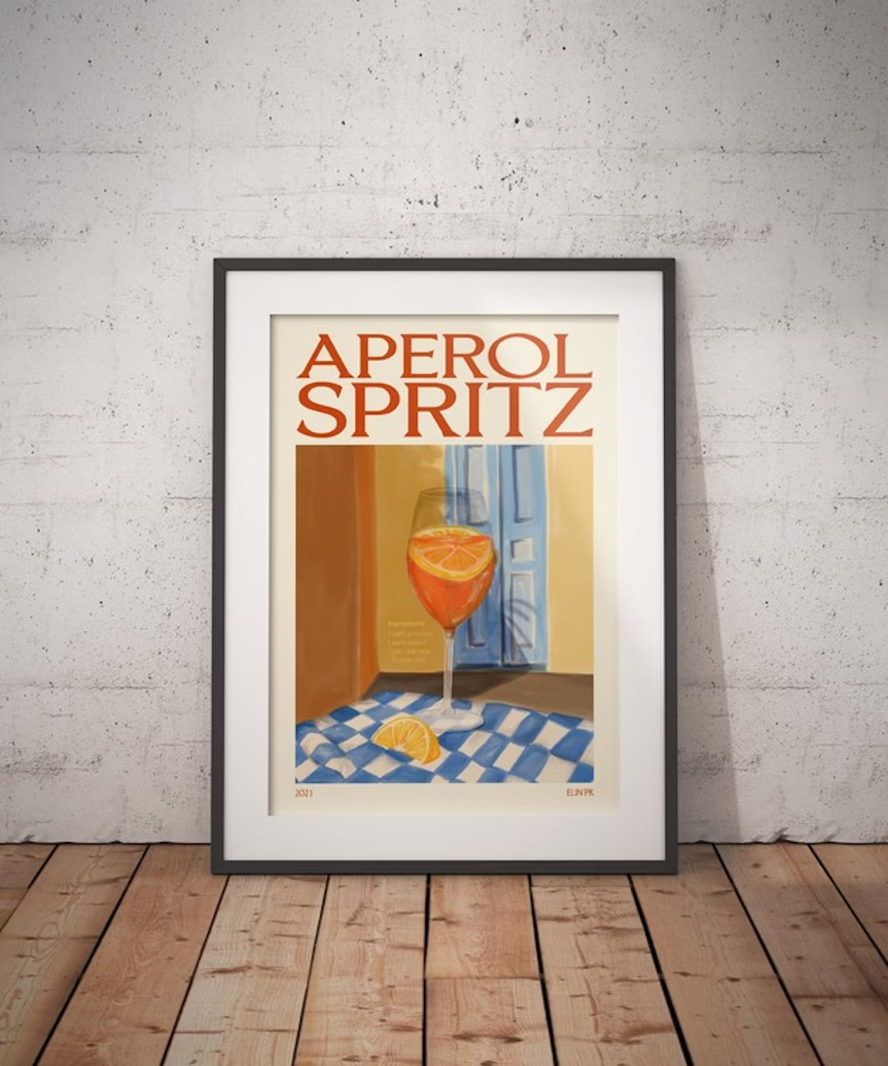 Elin PK Poster - Aperol Spritz