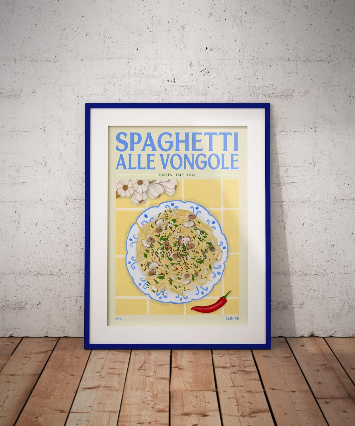 Elin PK Poster - Spaghetti alle Vongole