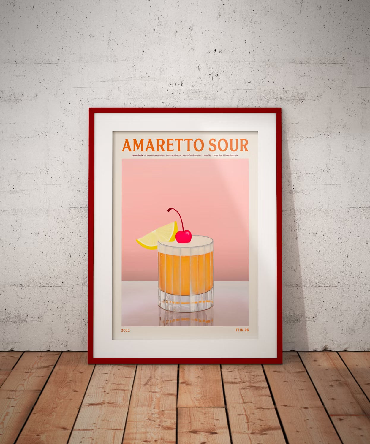 Elin PK Poster - Amaretto Sour