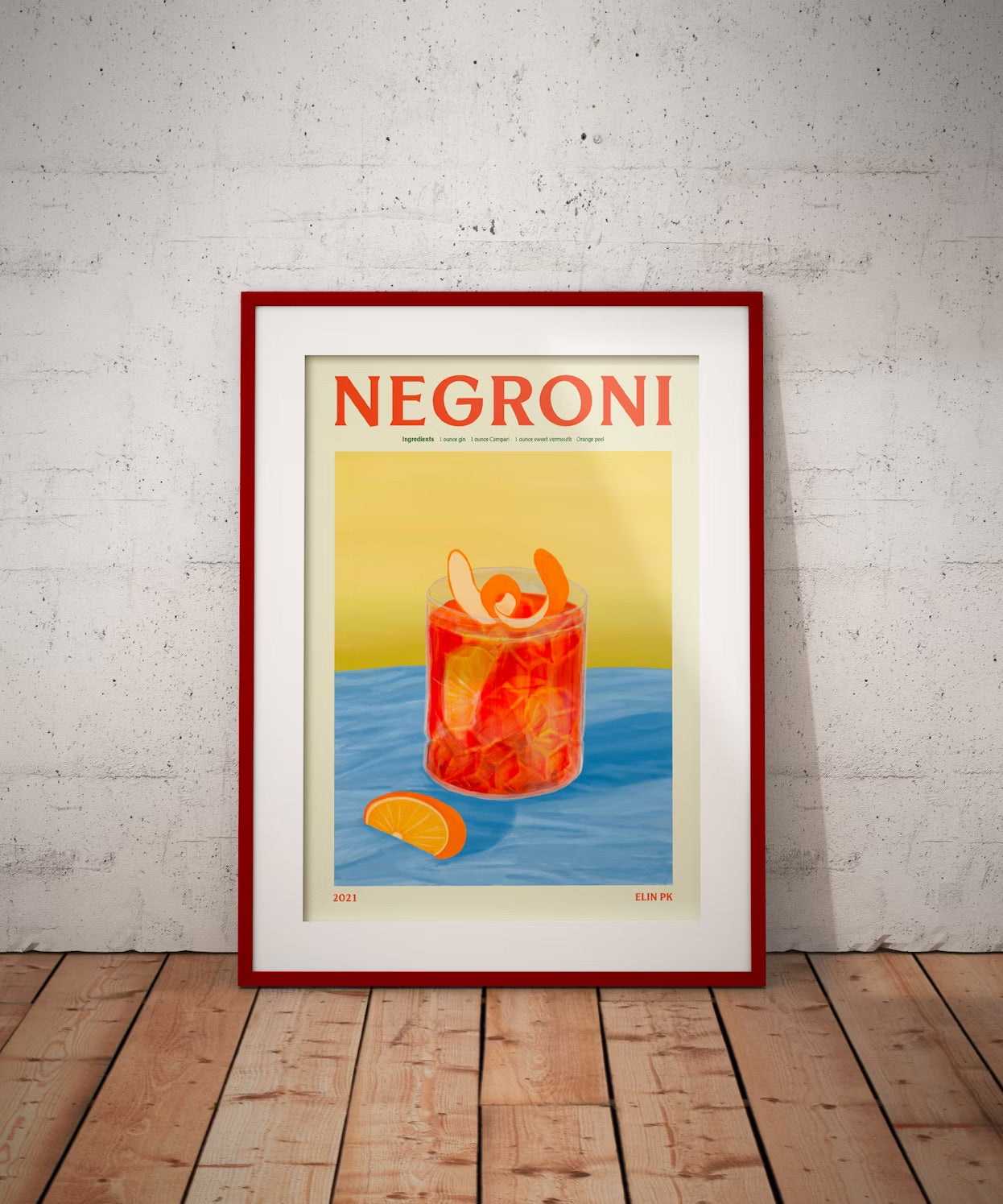 Elin PK Poster - Negroni