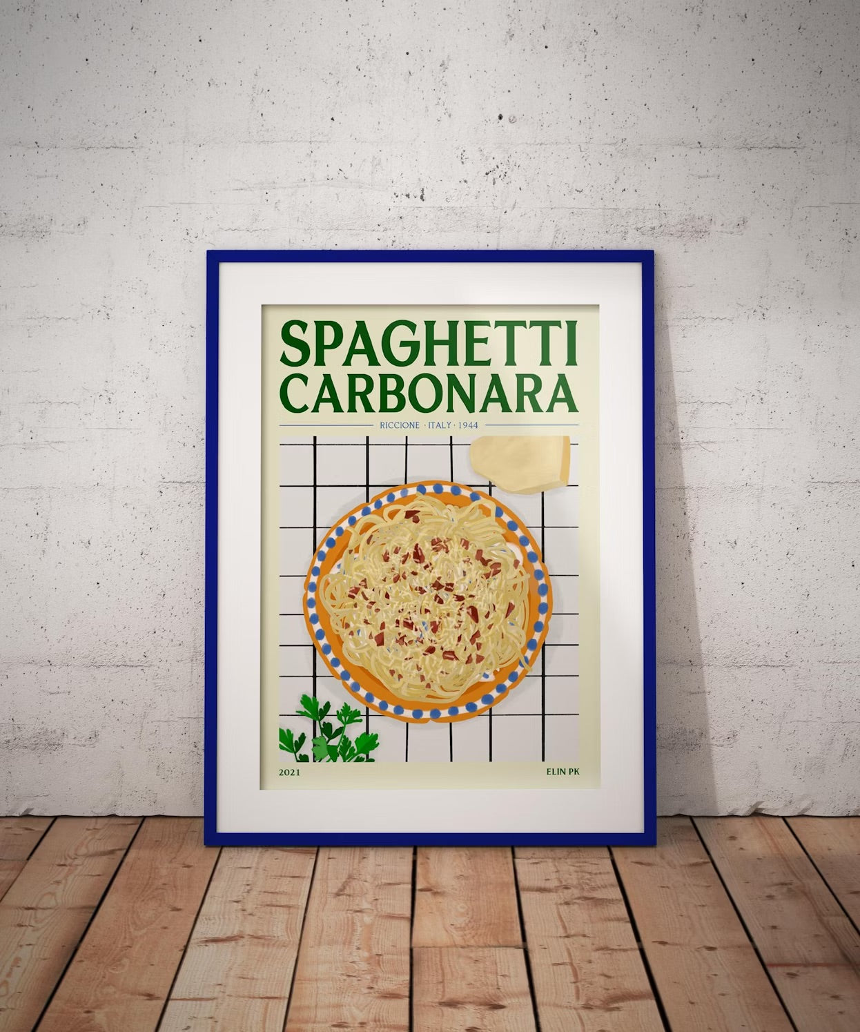 Elin PK Poster - Spaghetti Carbonara