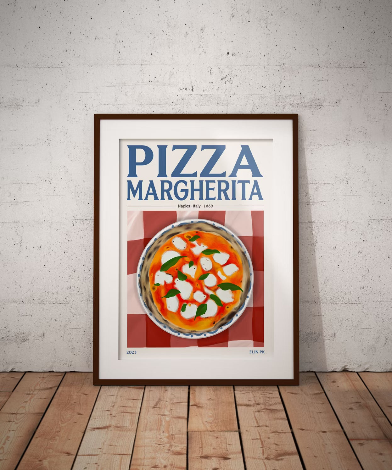 Elin PK Poster - Pizza Margherita